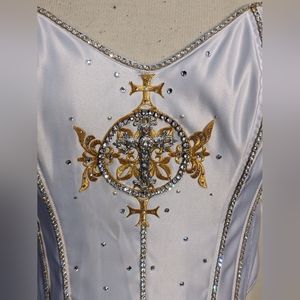 Swarovski crystal detail fashion corset